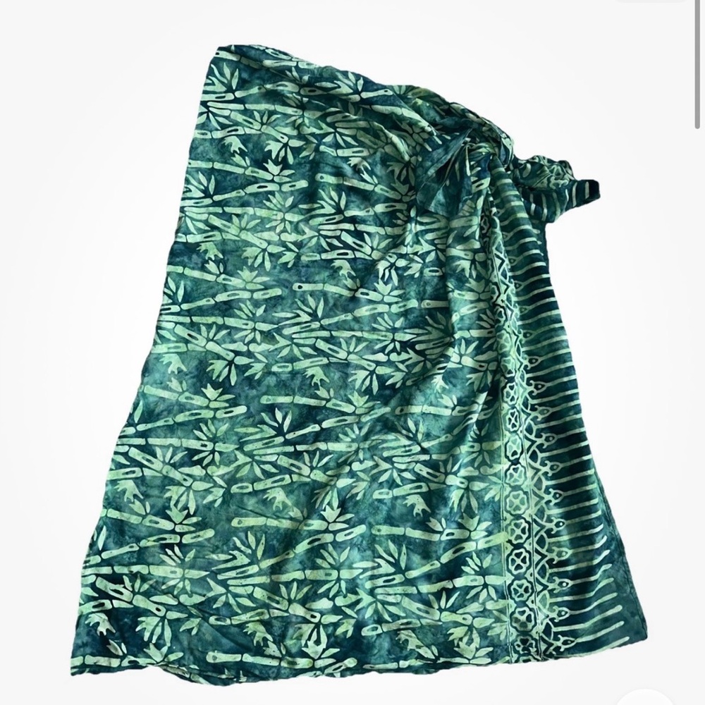 Tropical Earth Tones Island Wear Hand Made Women’s Sarong 43”X 60” Soft Beach